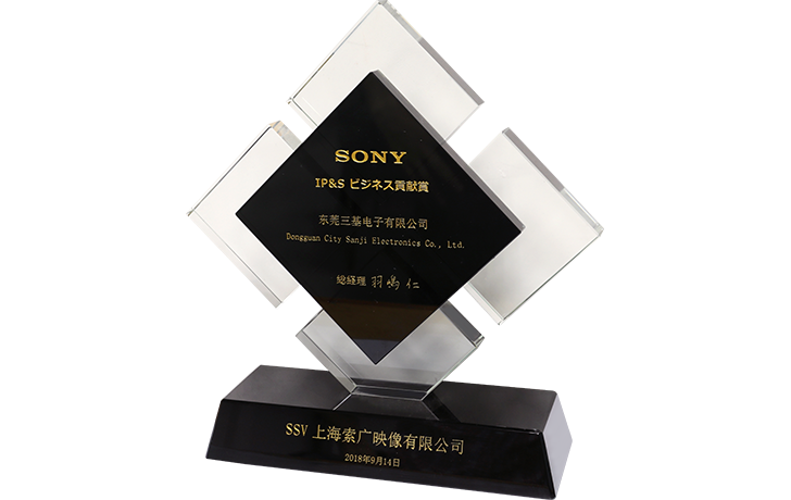 SONY 2018年貢獻(xiàn)獎(jiǎng)